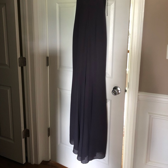 Aidan mattox Size 0 evening dress-blue/purple - Picture 6 of 7